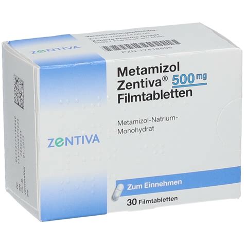 metamizol 500 mg wirkstoff